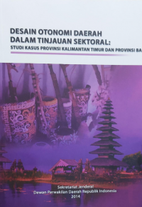 Image of Desain otonomi daerah dalam tinjauan sektoral