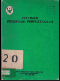 Image of Pedoman pembinaan perpustakaan