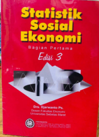 Image of Statistik sosial ekonomi, edisi 3
